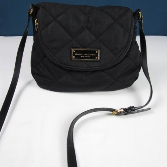 Marc Jacobs Handbags - Black Quilted Crossbody Bag By Marc Jacobs